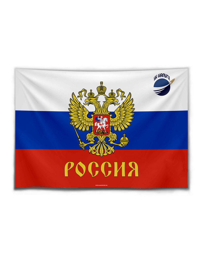 Флаг ХК Калуга "Россия"